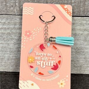 Keys to all my stuff keychain handmade